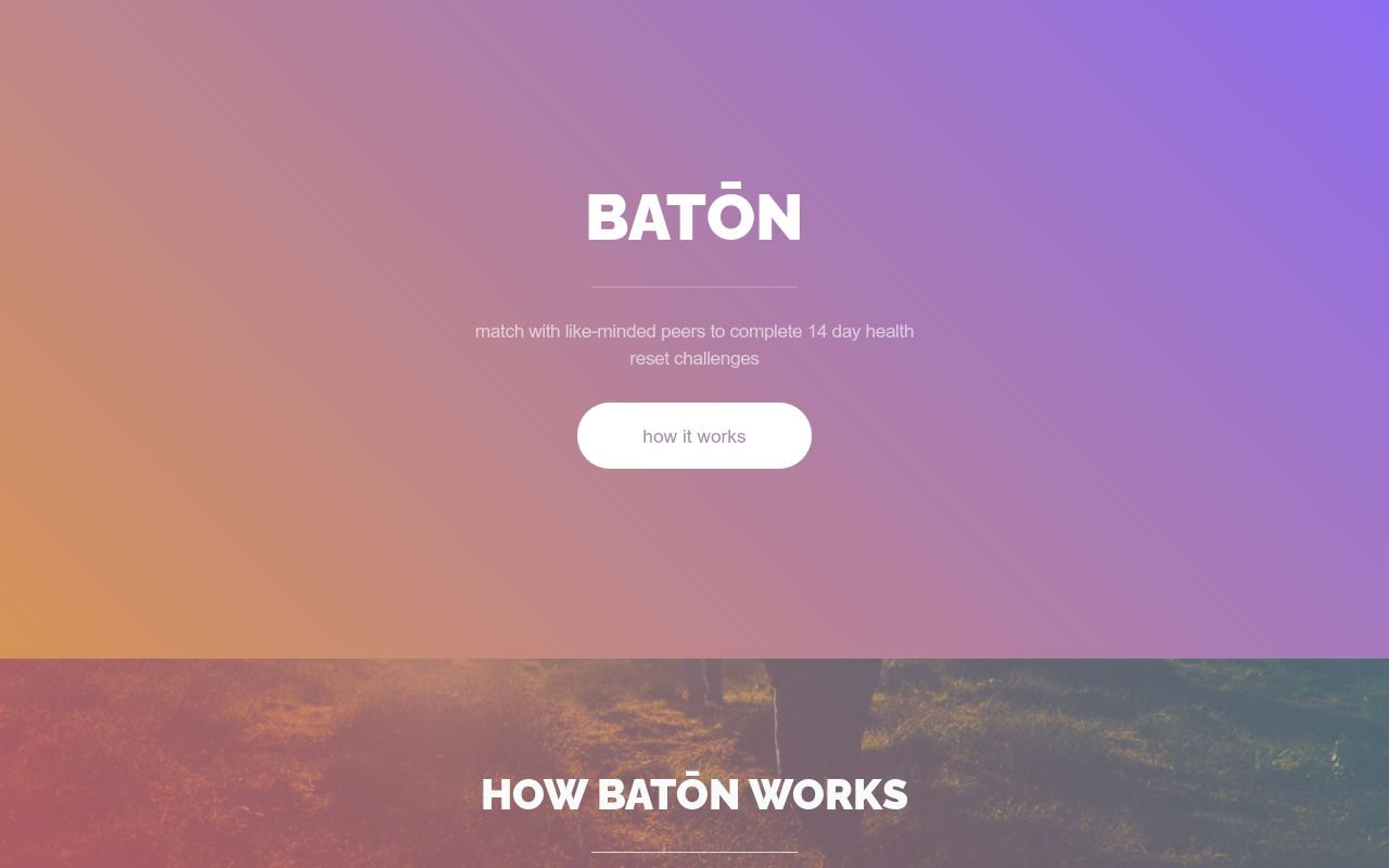 Carrd profile picture for @baton